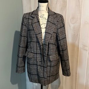 Plaid blazer